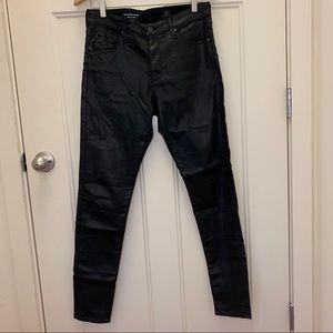 AG Jeans The Farrah Skinny Leatherette Pant